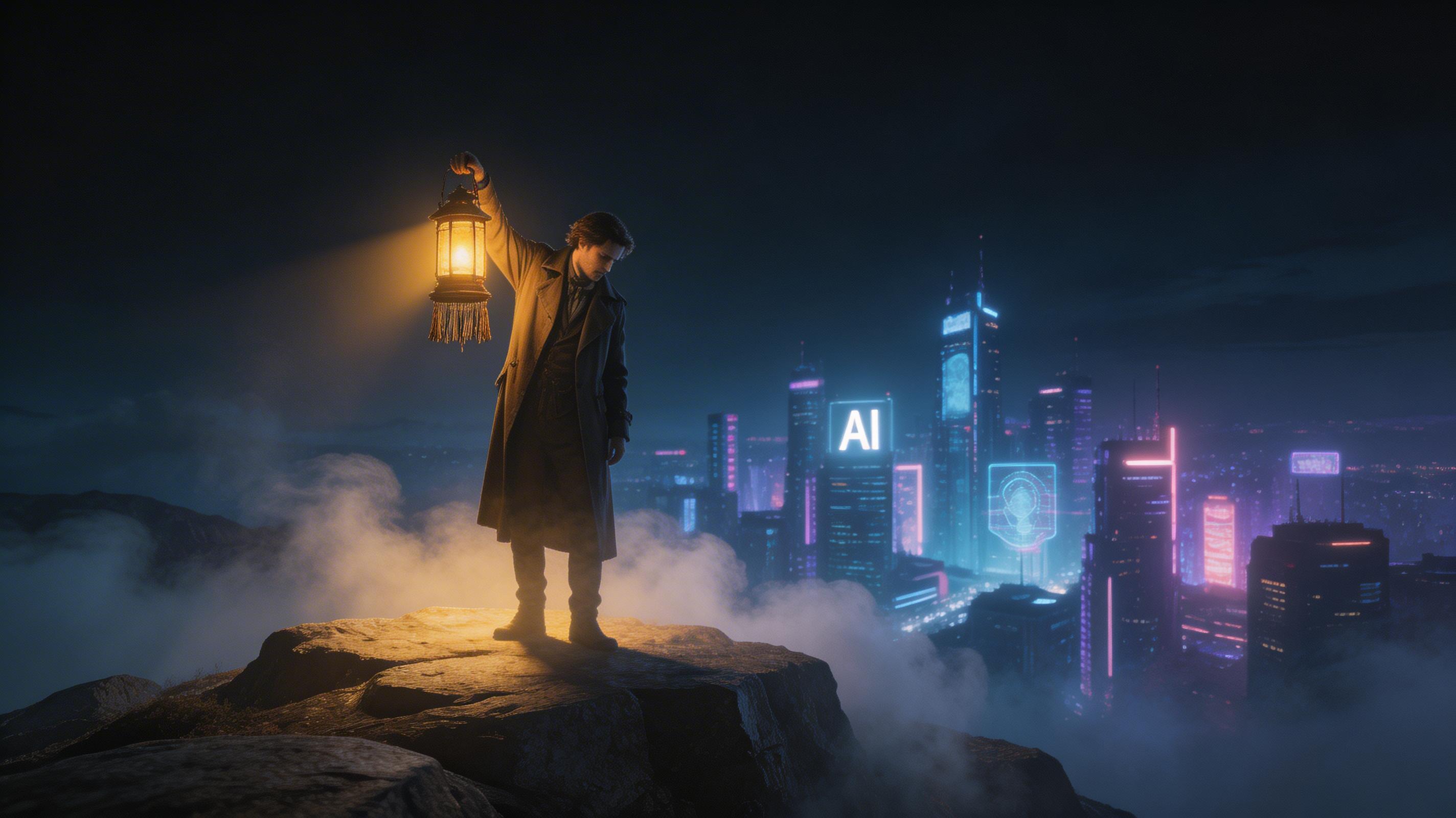 灯笼与未来城市